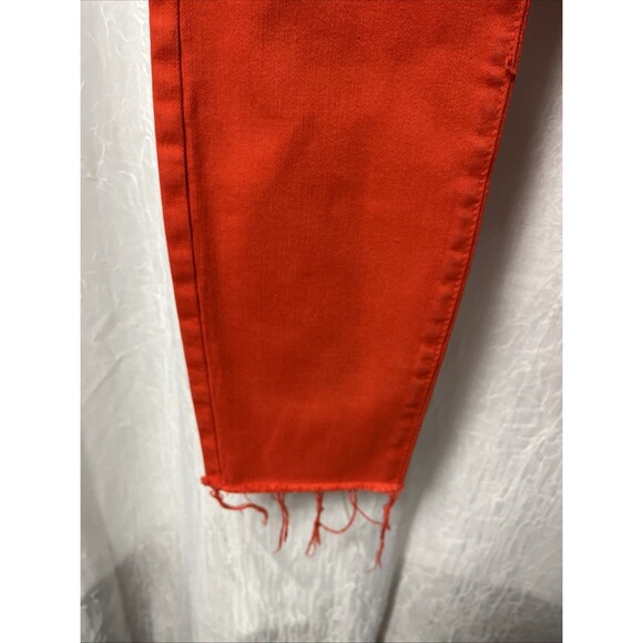L'AGENCE Bright Orange High Rise Skinny Jeans Size 27 - Picture 5 of 8